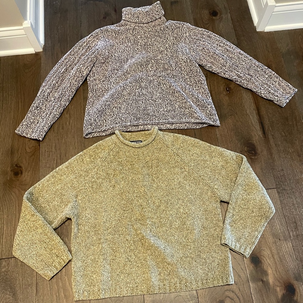 Two Sweaters Size L